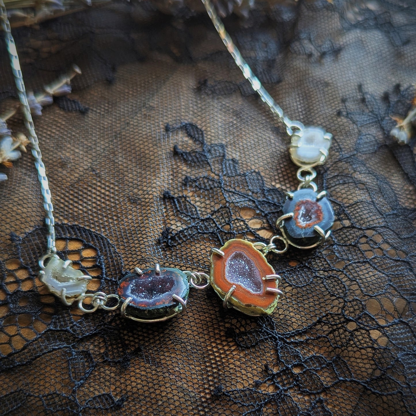 Geode Crown Necklace