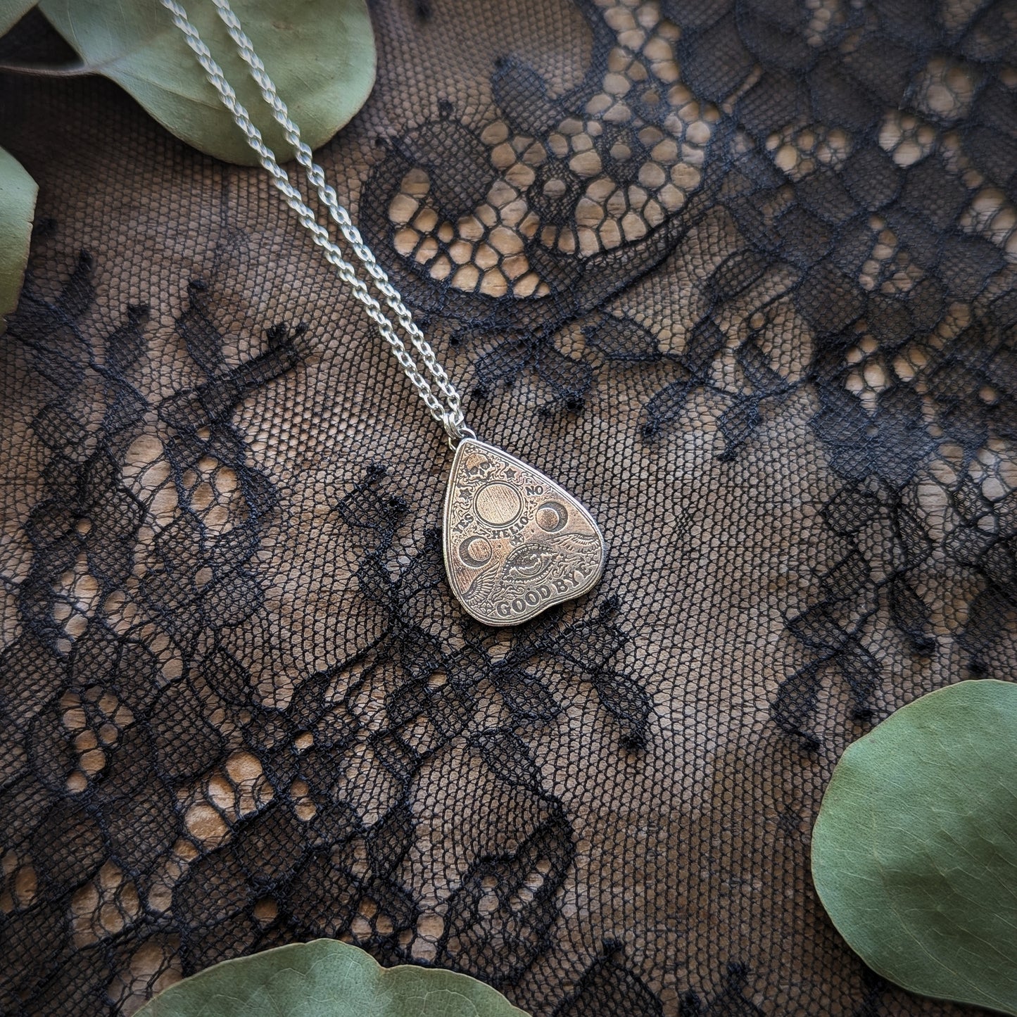 Ouija Planchette Necklace