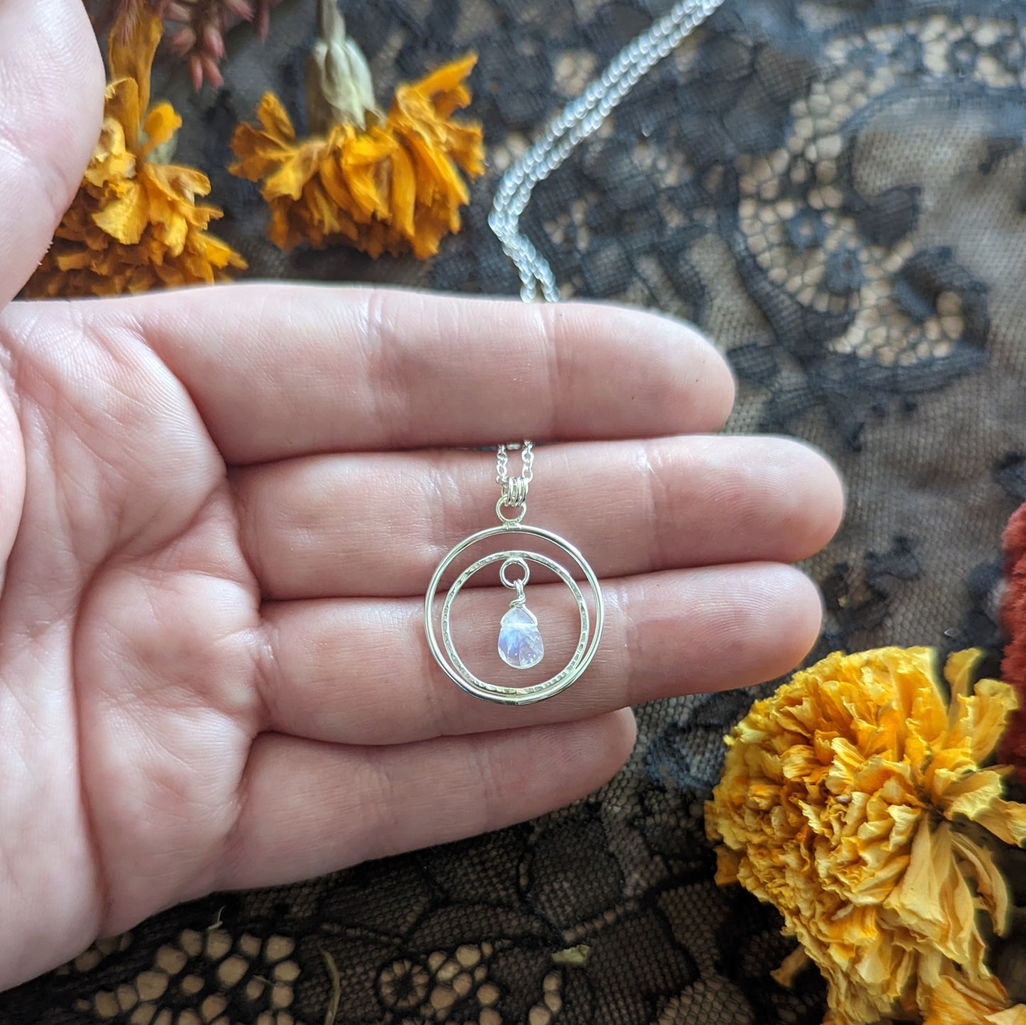 Moonstone Crest Necklace