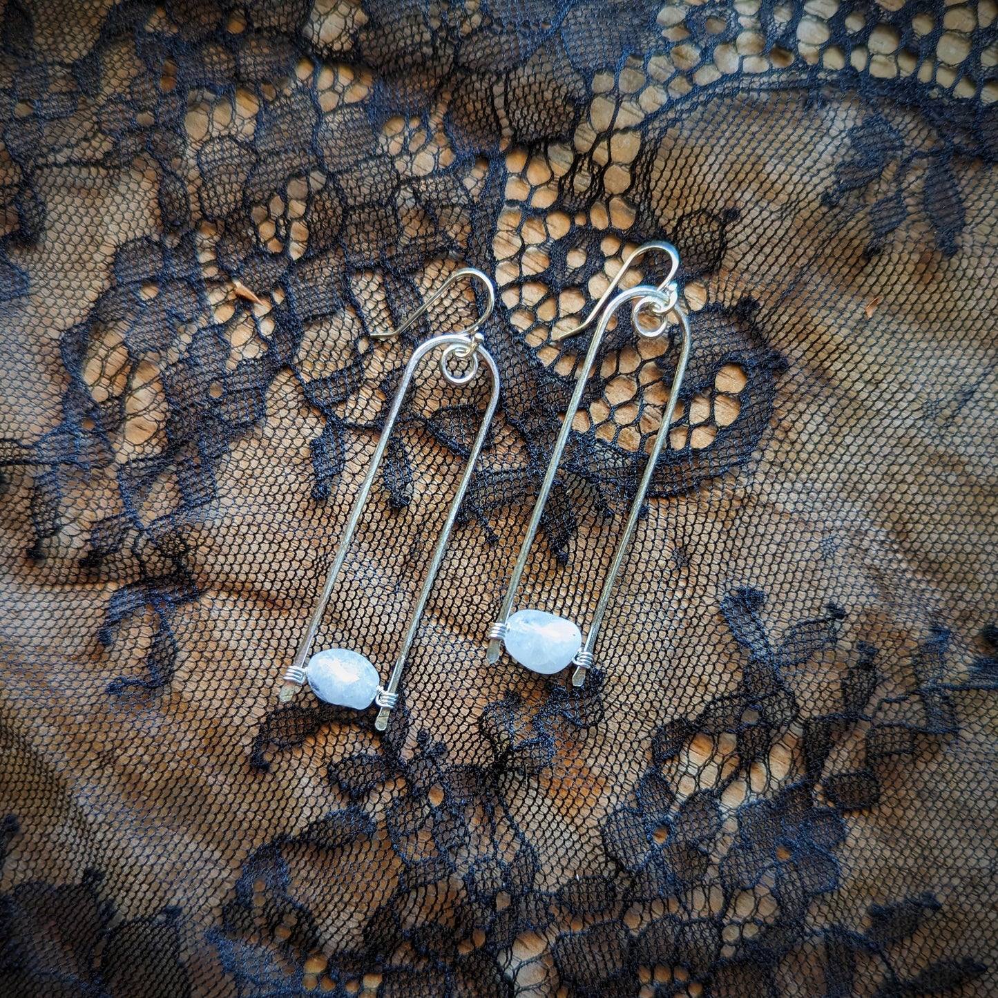 Moonstone Turn Earrings