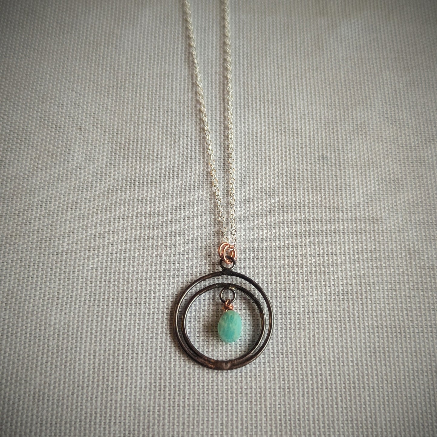 Copper Amazonite Crest Necklace
