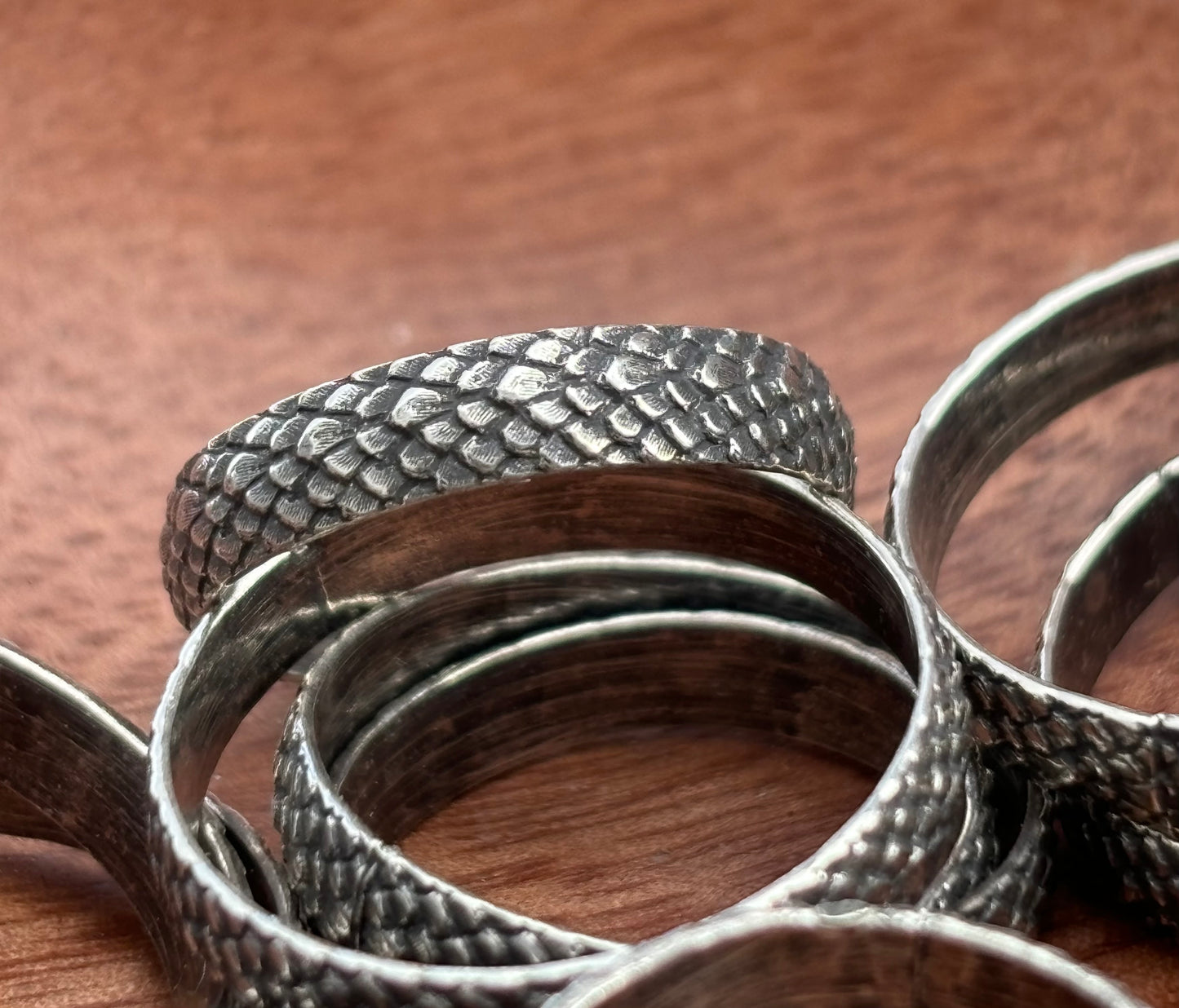 Snakeskin Stacking Ring