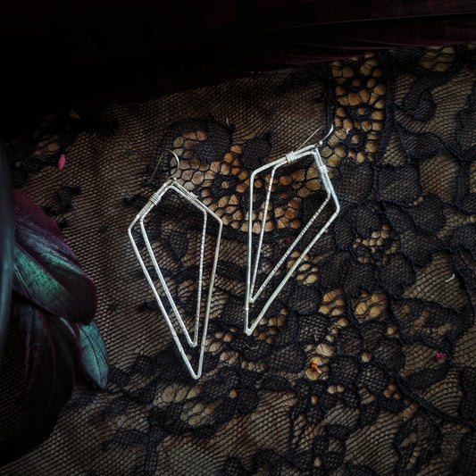 Double Diamond Earrings