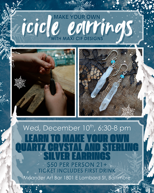 12/10 Make Your Own Icicle Earrings