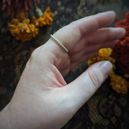 Beaded Stacking Ring