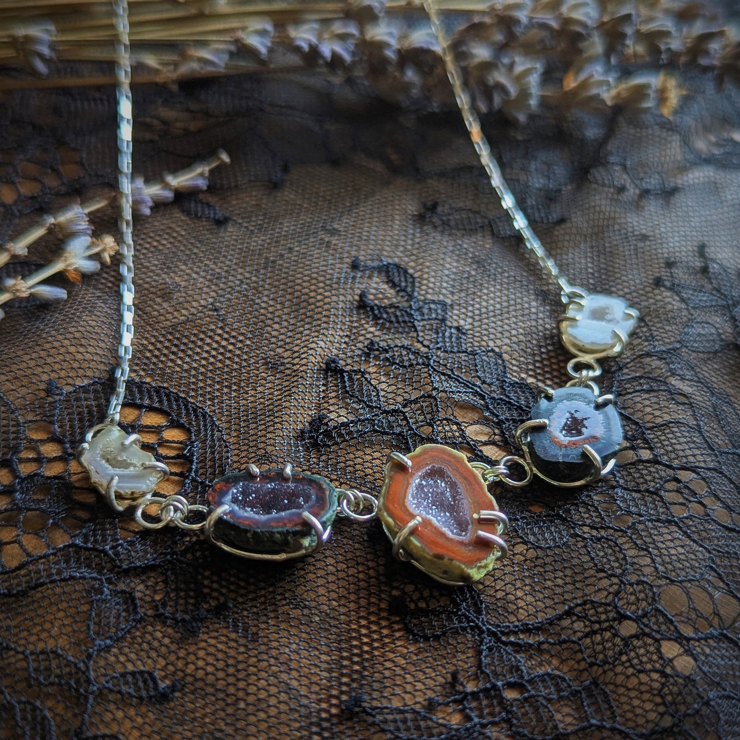 Geode Crown Necklace