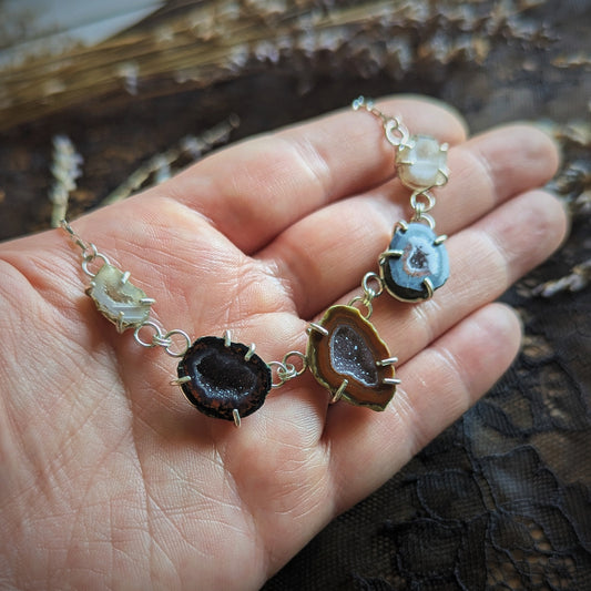 Geode Crown Necklace