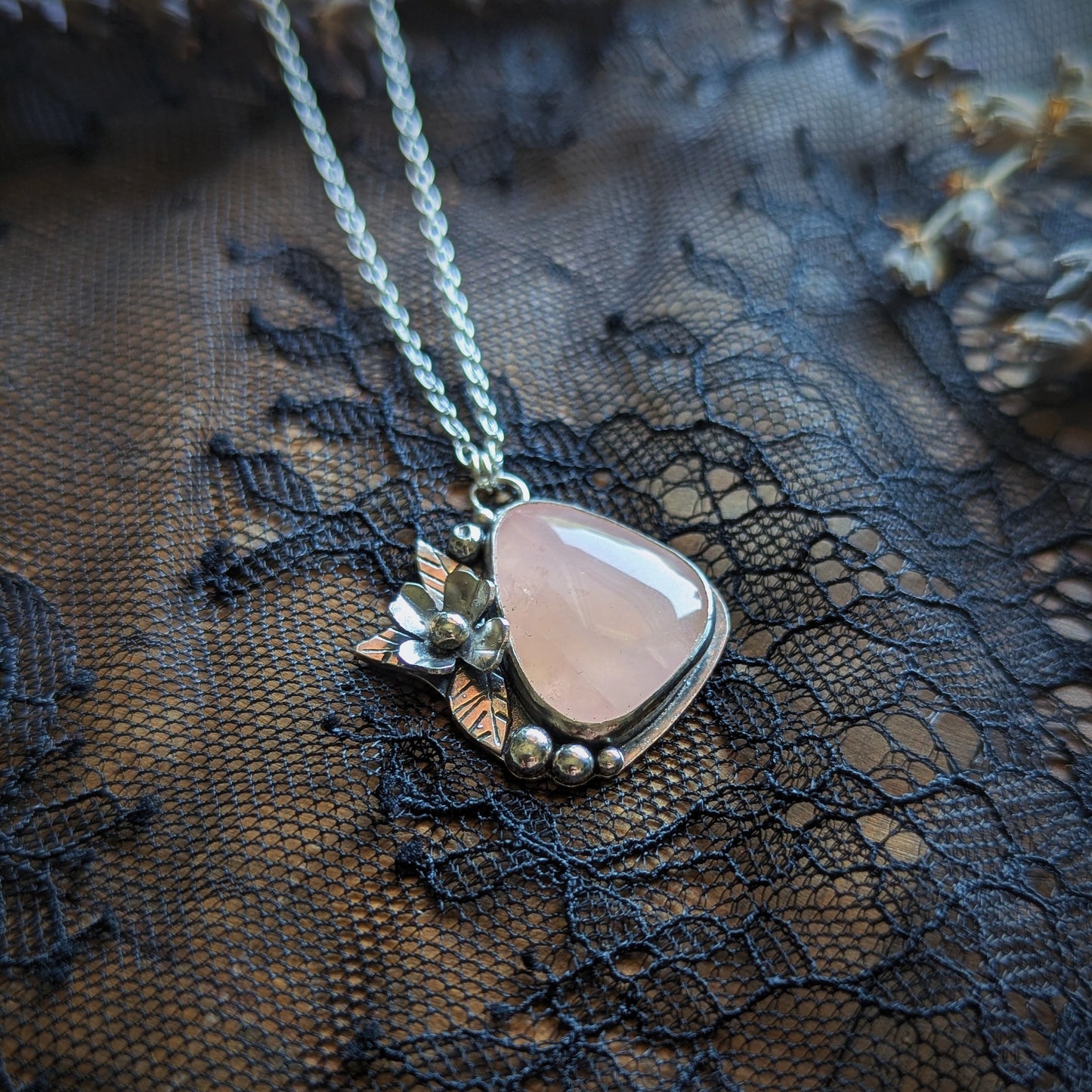 Rose Quartz Rena Necklace