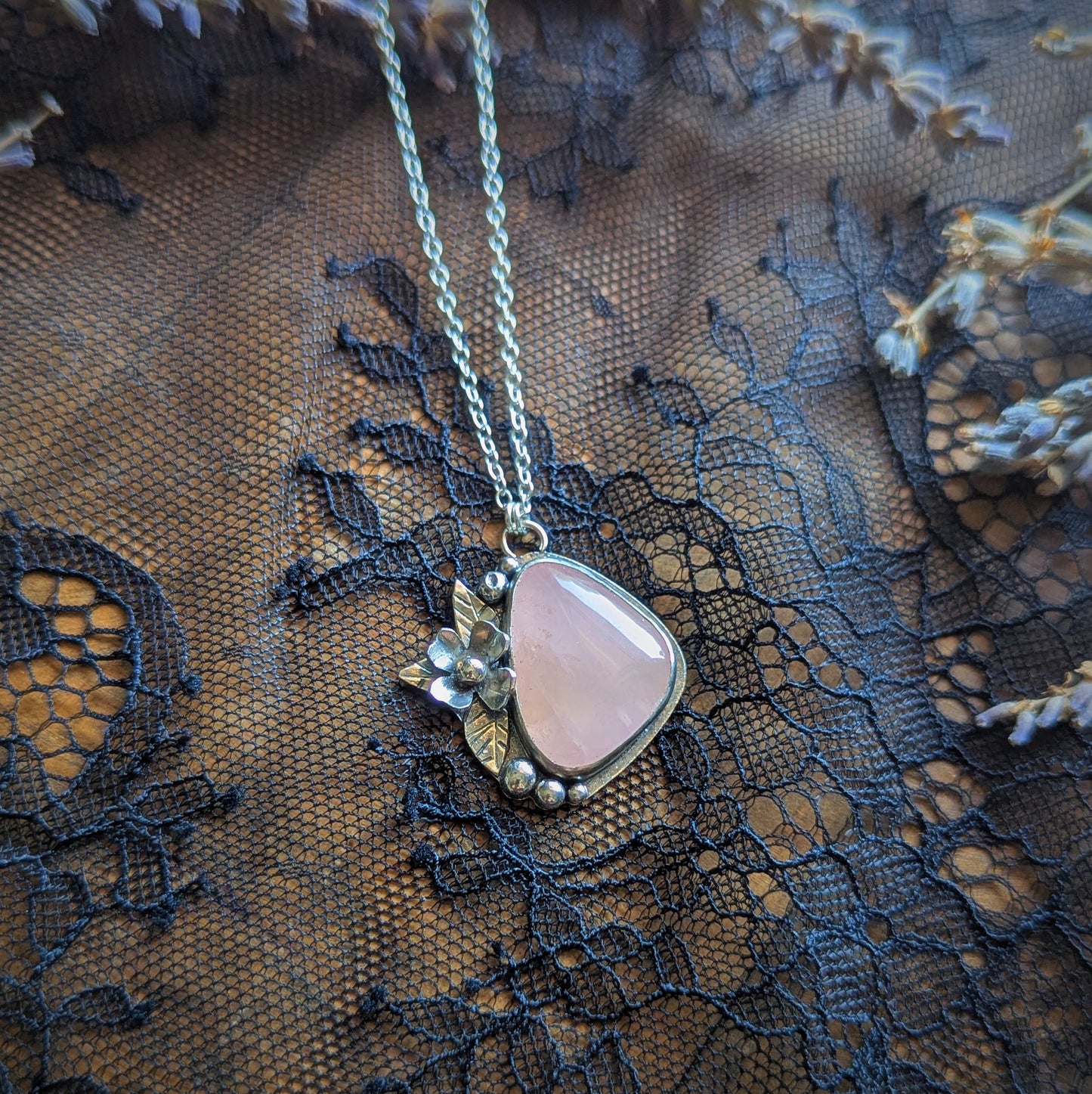Rose Quartz Rena Necklace