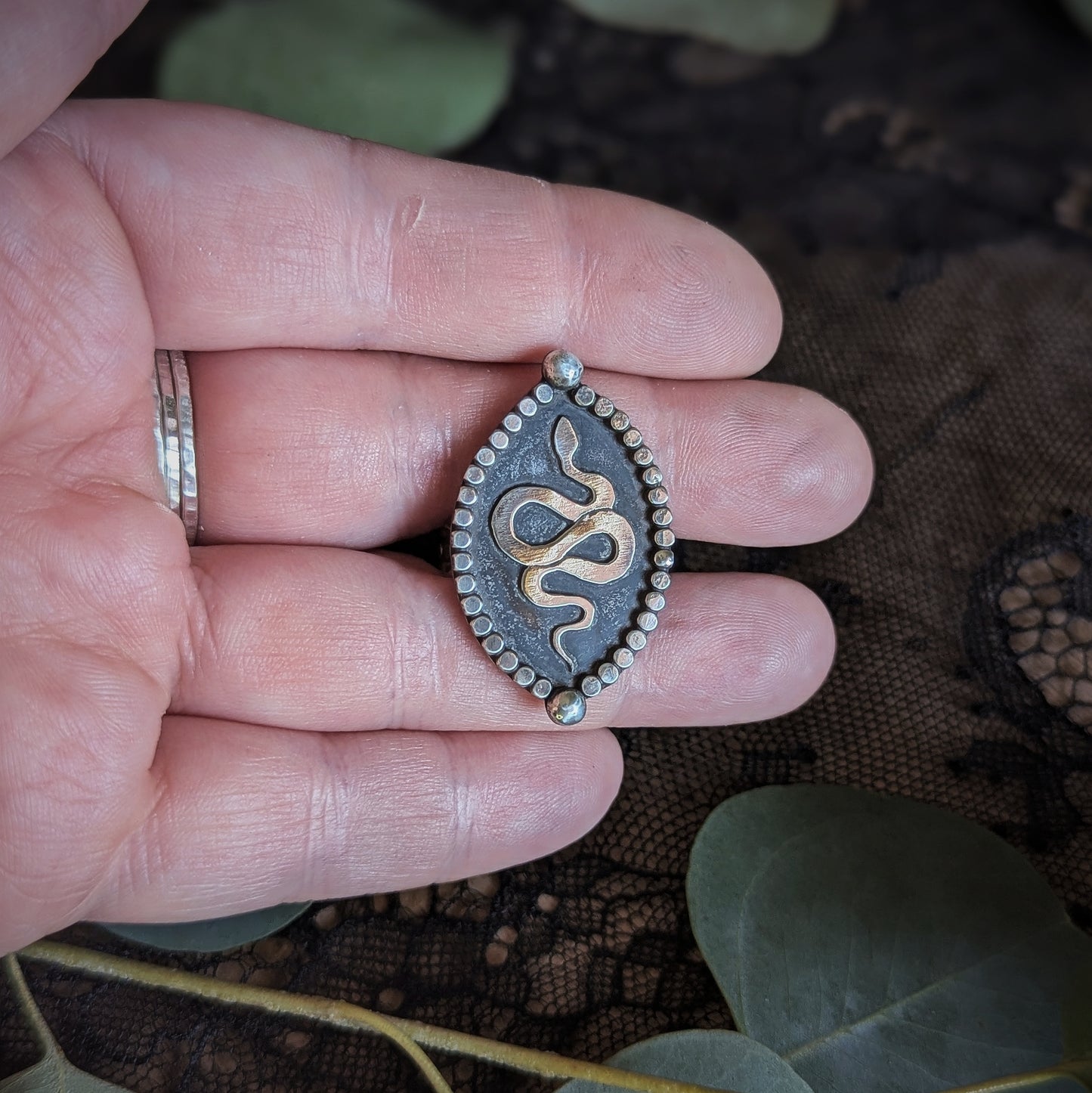 Serpent Slither Ring- Size 8