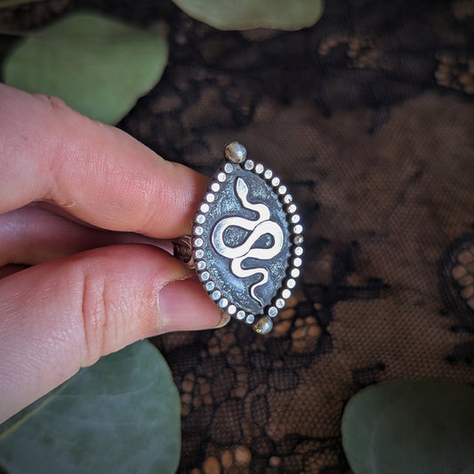 Serpent Slither Ring- Size 8
