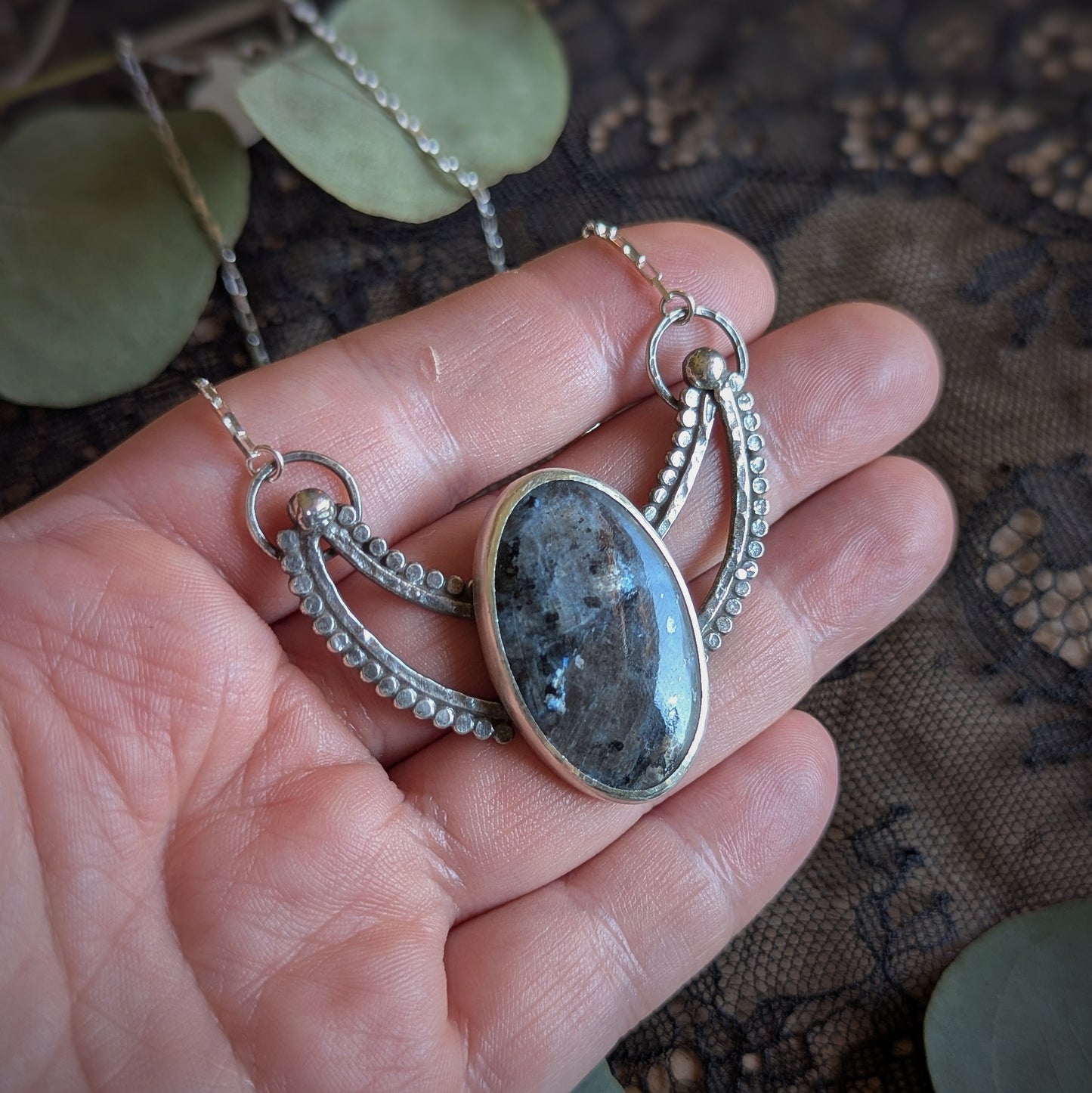 Merlinite Collar Necklace