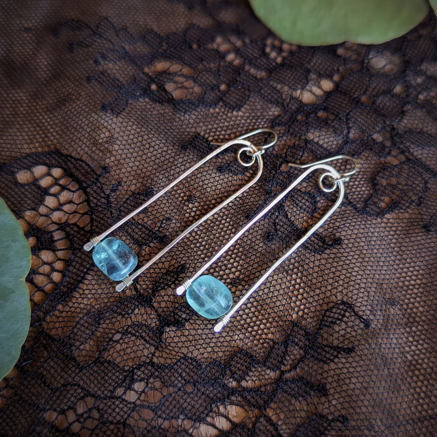 Fluorite Turn Earrings