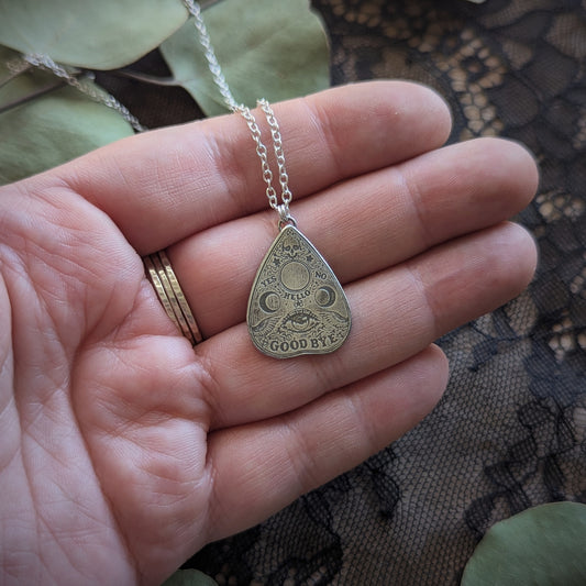 Ouija Planchette Necklace