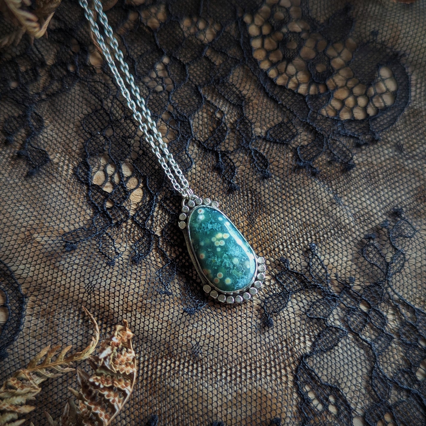 Ocean Jasper Beaded Necklace