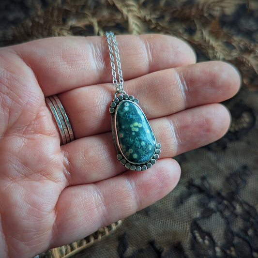 Ocean Jasper Beaded Necklace