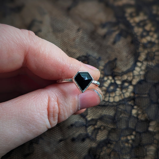 Black Onyx Bling Ring - Size 10