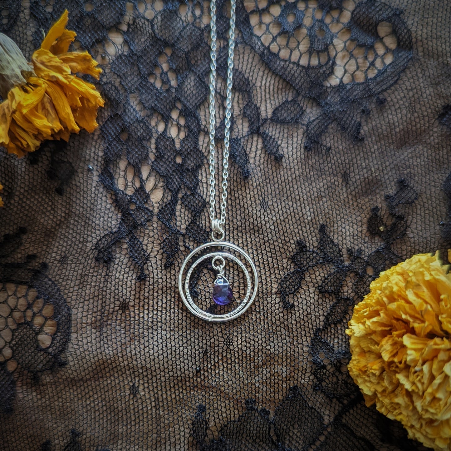 Amethyst Crest Necklace