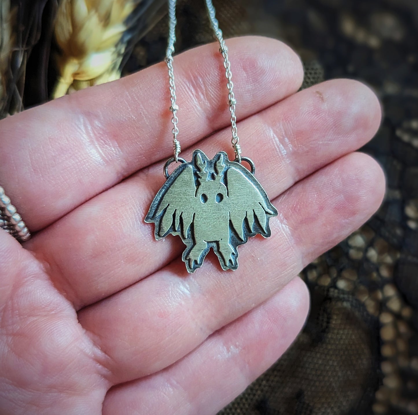 Mothman Necklace