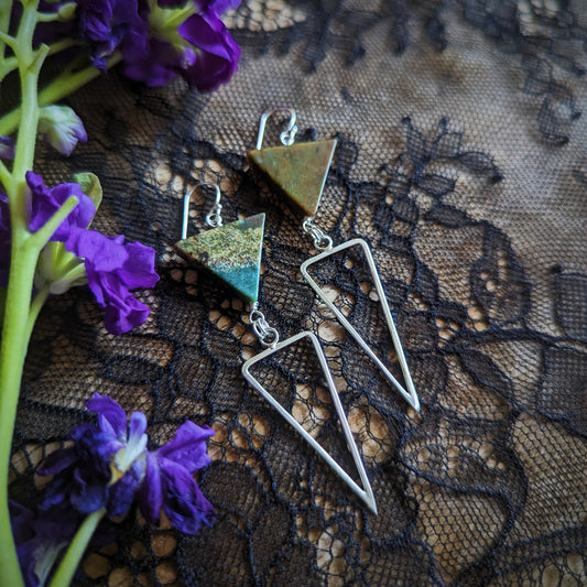 Bloodstone Pitch Earrings