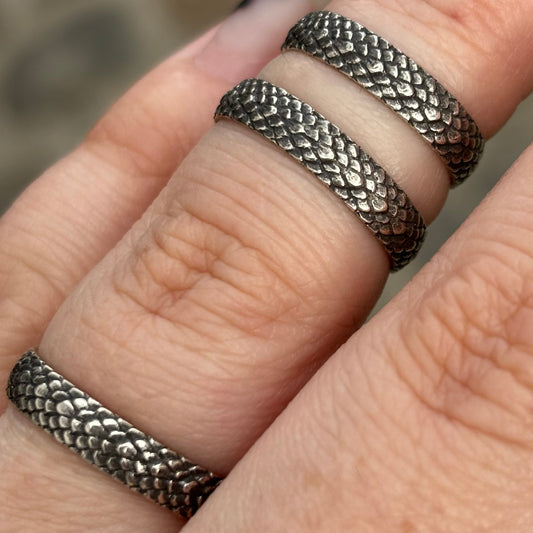 Snakeskin Stacking Ring