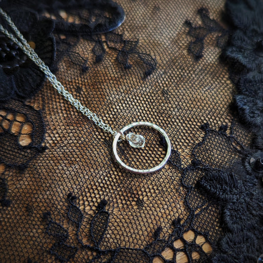 Herkimer Diamond Roundabout Necklace